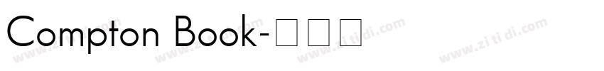 Compton Book字体转换